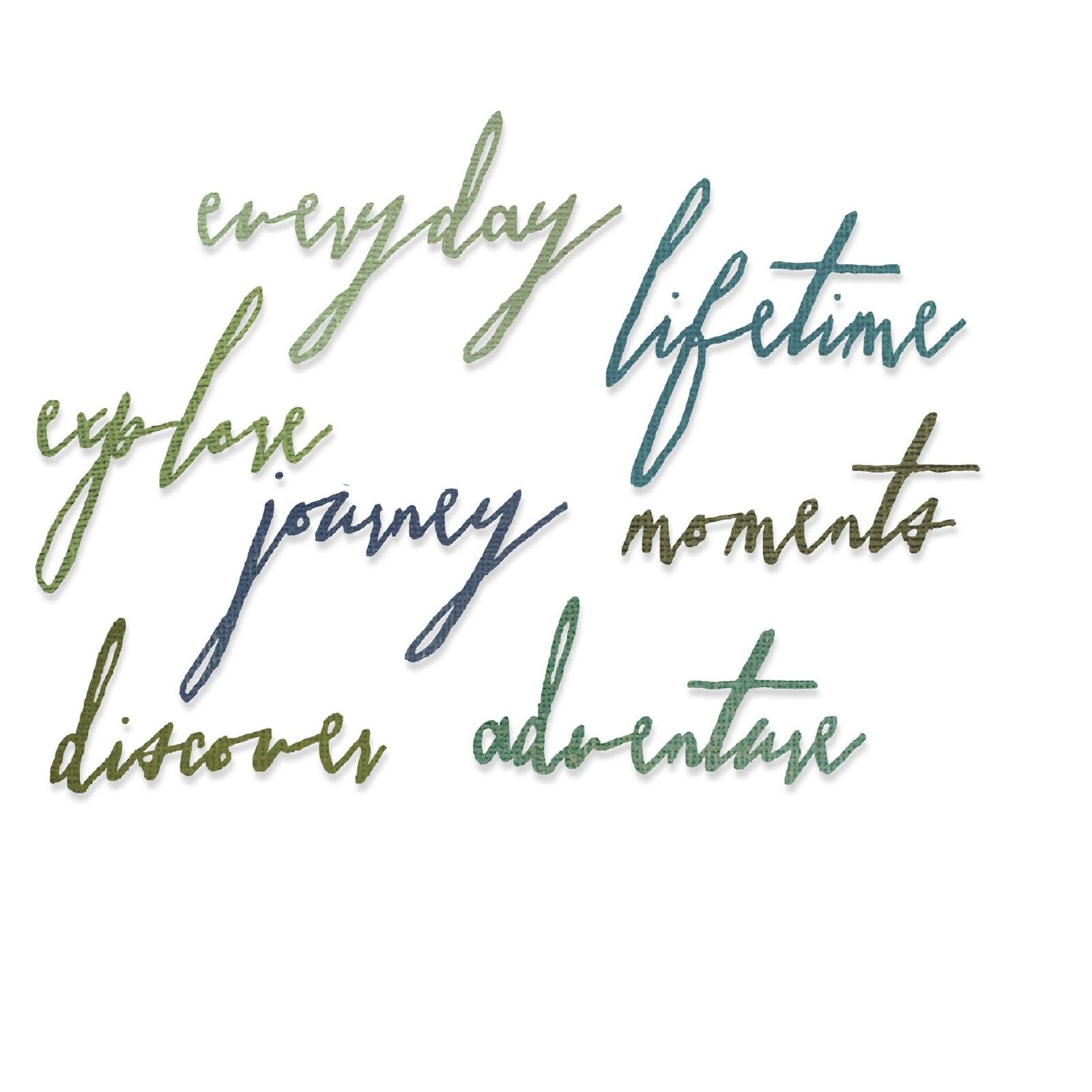 Sizzix • handwritten journey by tim holtz