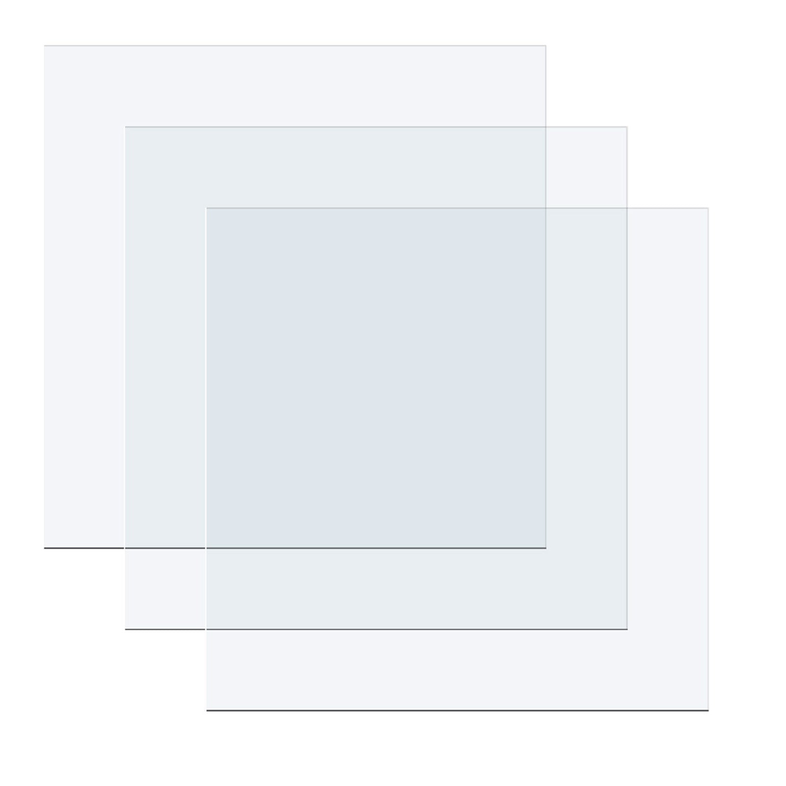 We r makers • 3d mold press clear plastic sheets 6st.