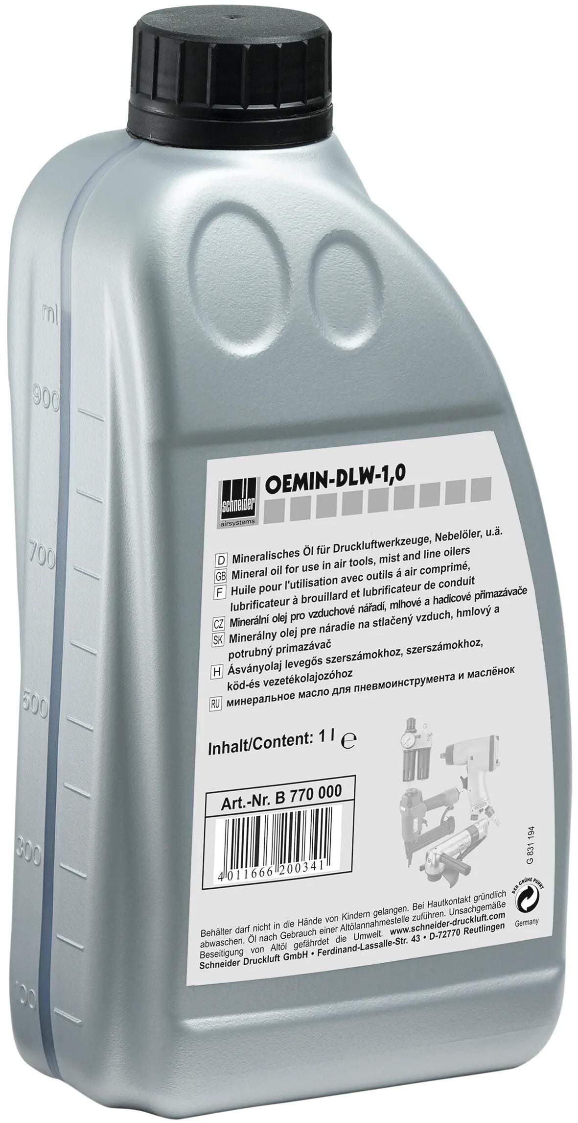 Schneider airsystems schmieröl oemin-dlw spec. oil for compressed zeuge