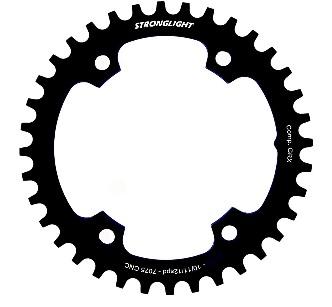 Stronglight chainring grx600 110mm 42z.4l sw 1f