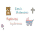 Sizzix • thinlits snijmal italiaanse set x9 battesimo