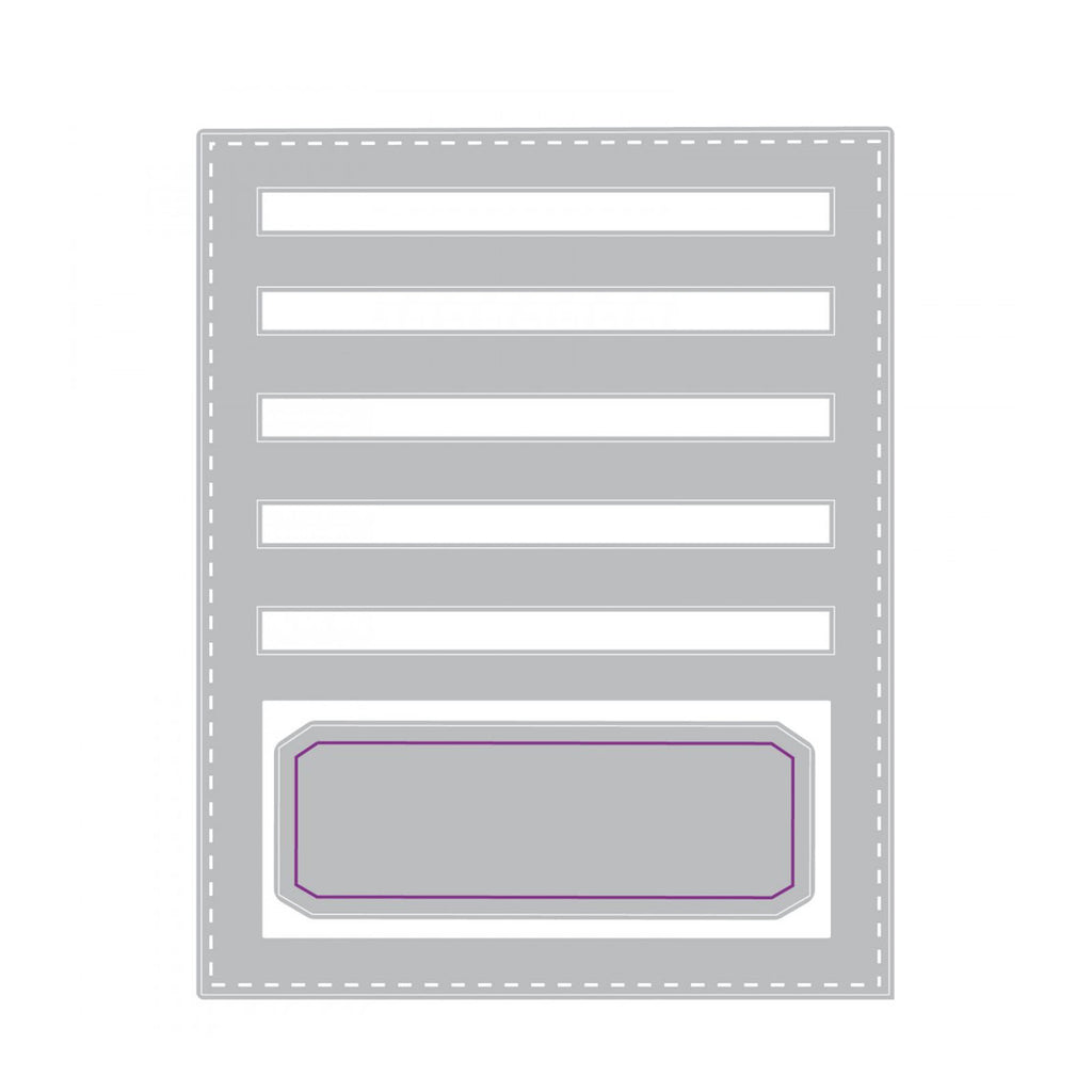 Sizzix • tim holtz thinlits die set stitched slots 2pcs