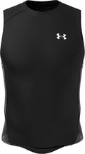 Under armour ua hg armour comp sl-blk heren sportshirt - zwart - wit s