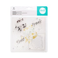 We r makers • banner layered stamp