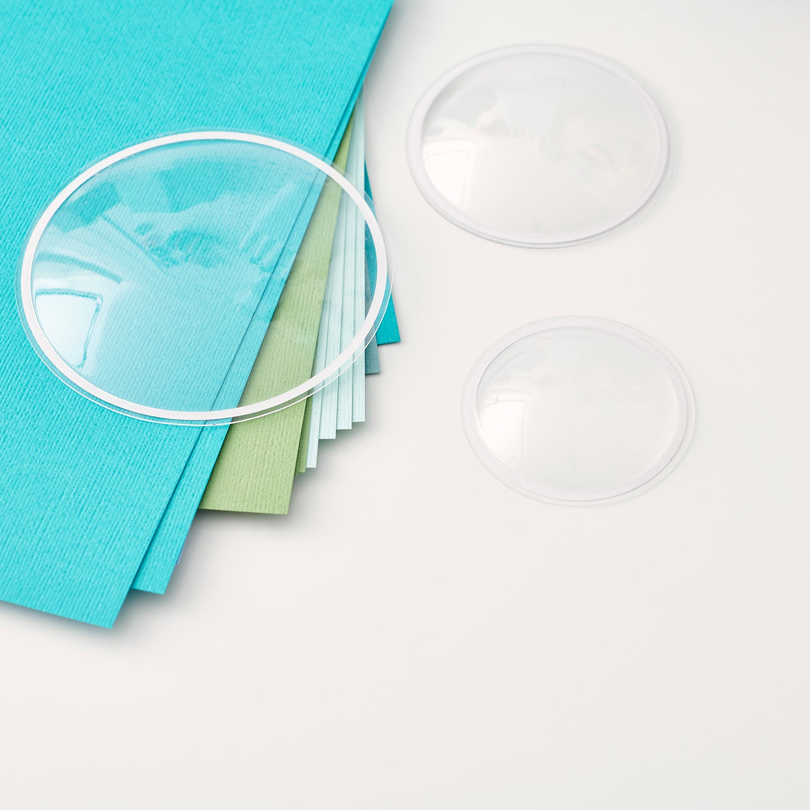 Sizzix • shaker domes circle 5,1cm 8stuks