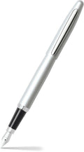 Sheaffer vulpen - vfm - zwart en zilver met chroom - penpunt m - sf-e0940053