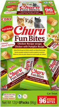 Inaba ciao churu fun bites brokjes kattensnack kip pompoen 8x12g