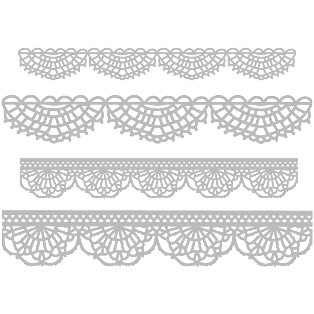 Sizzix • tim holtz thinlits die set crochet 4pcs