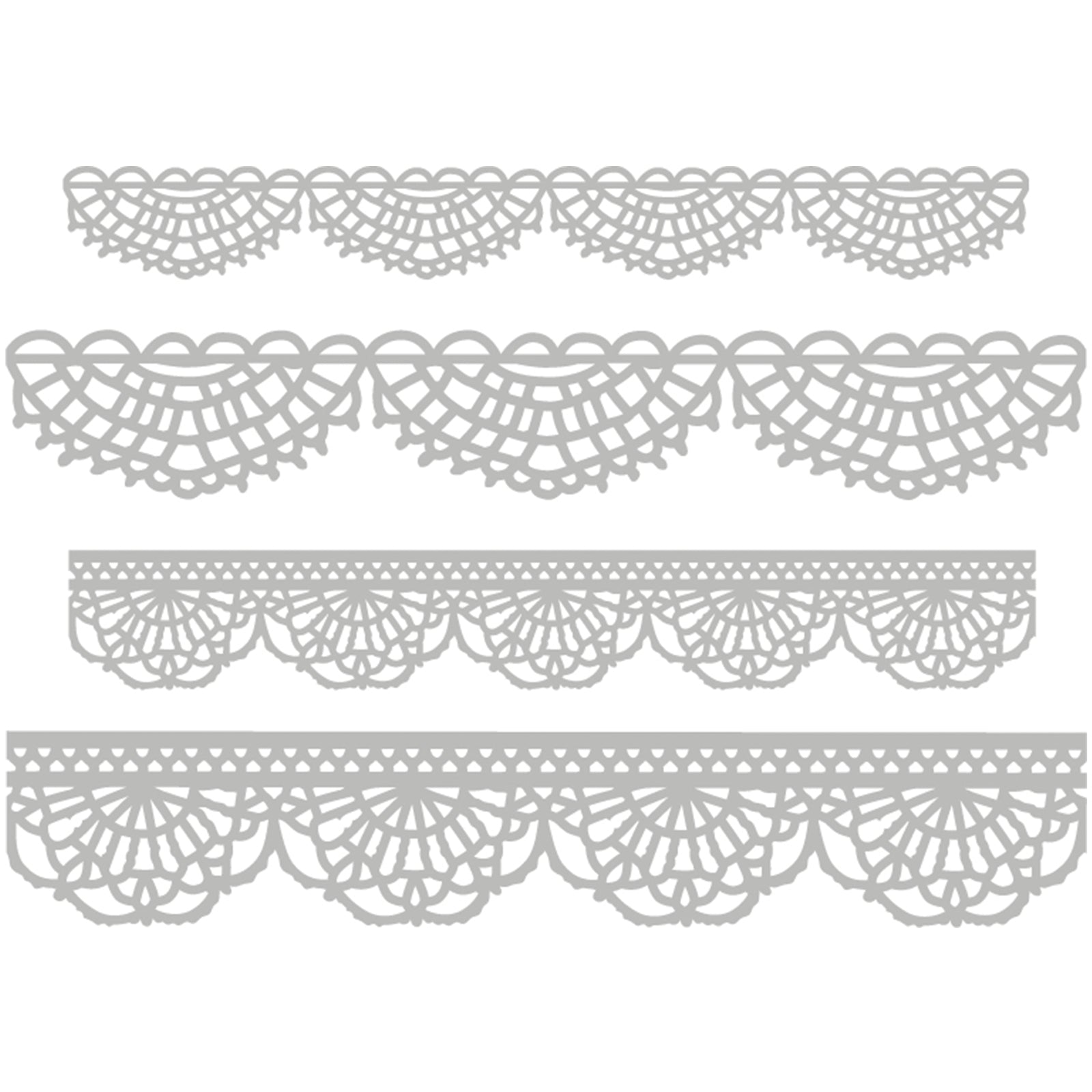 Sizzix • tim holtz thinlits die set crochet 4pcs