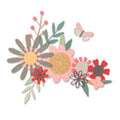 Sizzix • thinlits snijmal vette bloemen