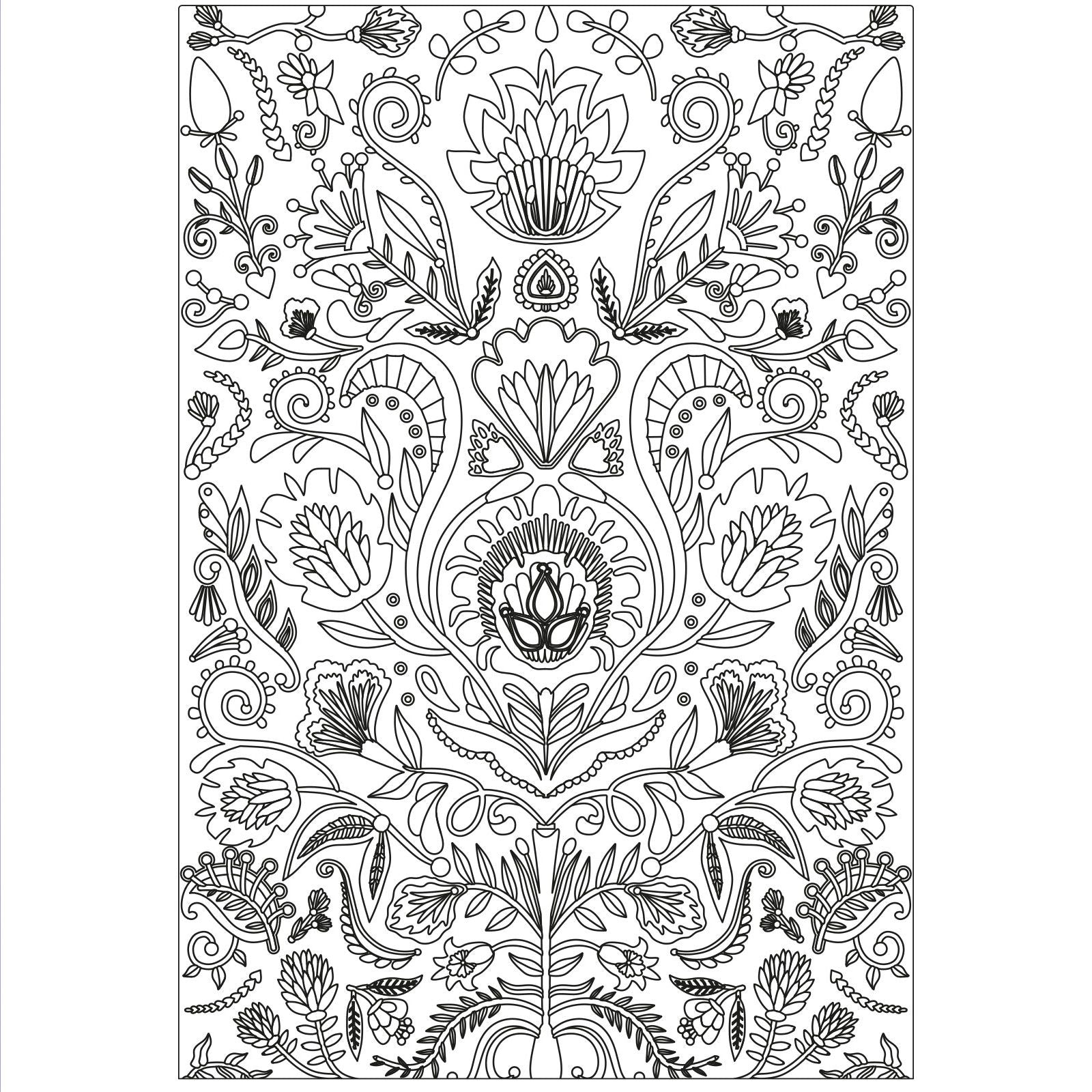 Sizzix • 3d textured impressions embossing folder folk doodle