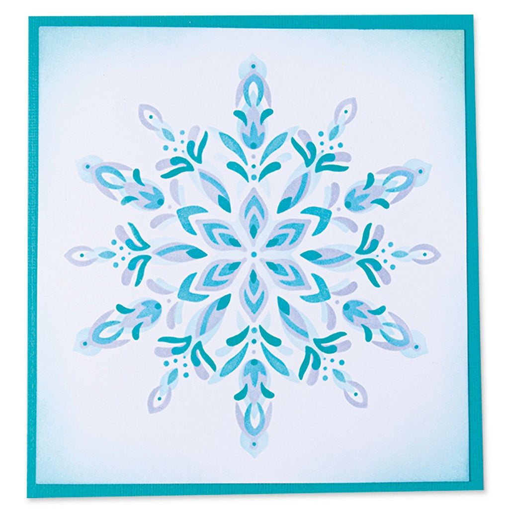 Sizzix • layered stencils snowflake 4stuks