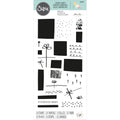 Sizzix • layered clear stamps giftwrap 23pcs