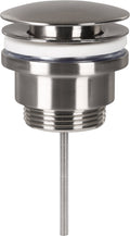 Differnz design afvoerplug mat chroom