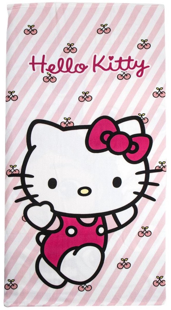 Hello kitty strandlaken 70 x 140 cm - polyester