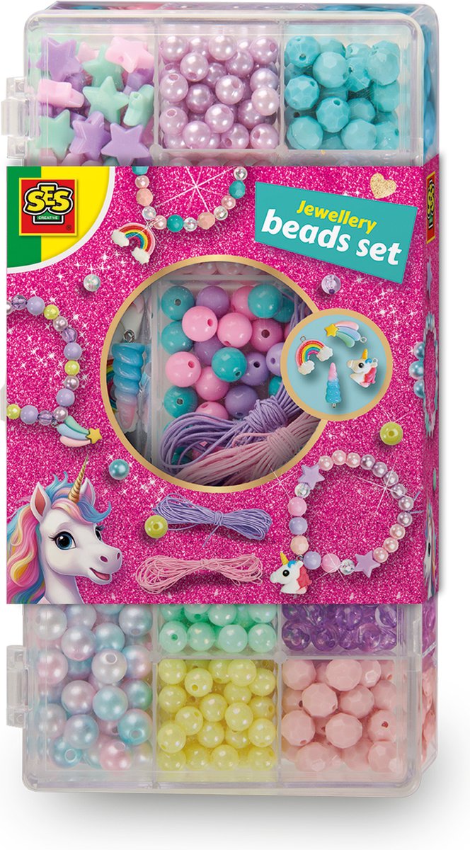 SES Schmuckperlen-Set – Einhorn
