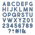 Sizzix • tim holtz thinlits die set alphanumeric bold 80pcs
