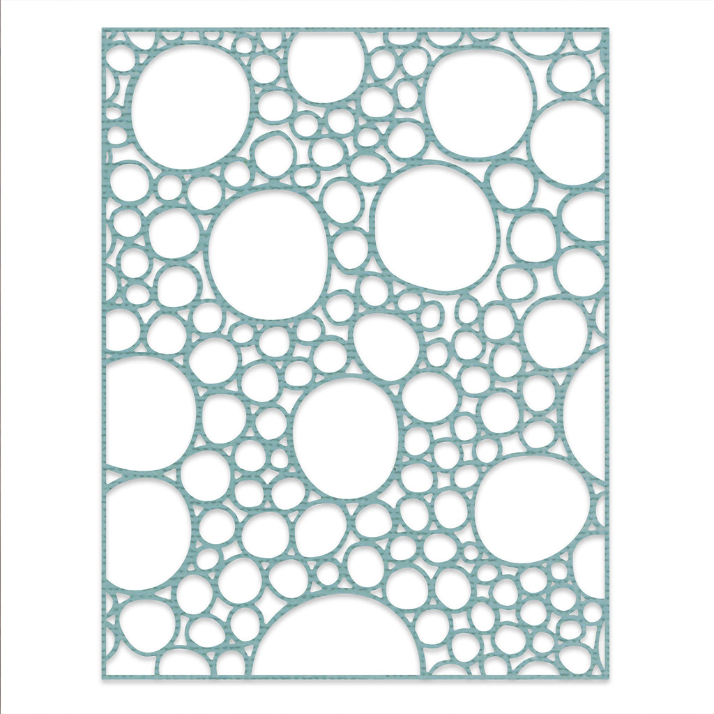 Sizzix • tim holtz thinlits die bubbling