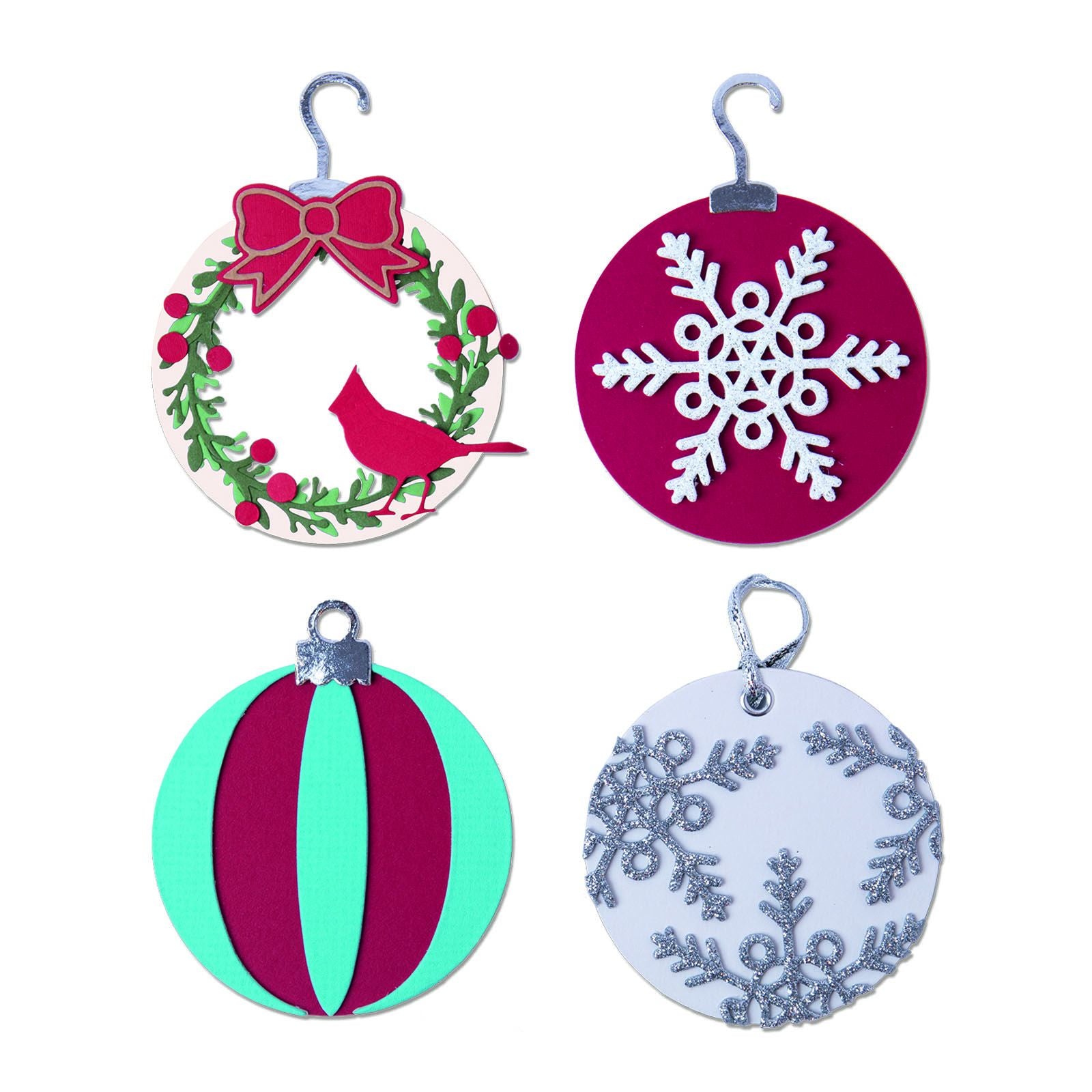 Sizzix • thinlits die set wreath snowflake