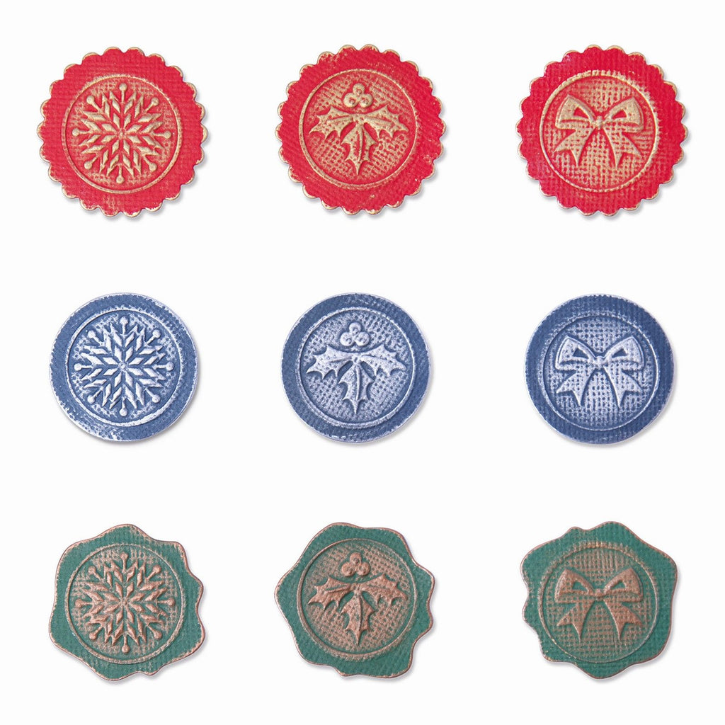 Sizzix • switchlits embossing folder seasonal seals