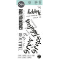 Sizzix • clear stamps sunnyside sentiments #4