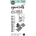 Sizzix • clear stamps sunnyside sentiments #8