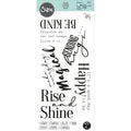 Sizzix • clear stamps sunnyside sentiments #9