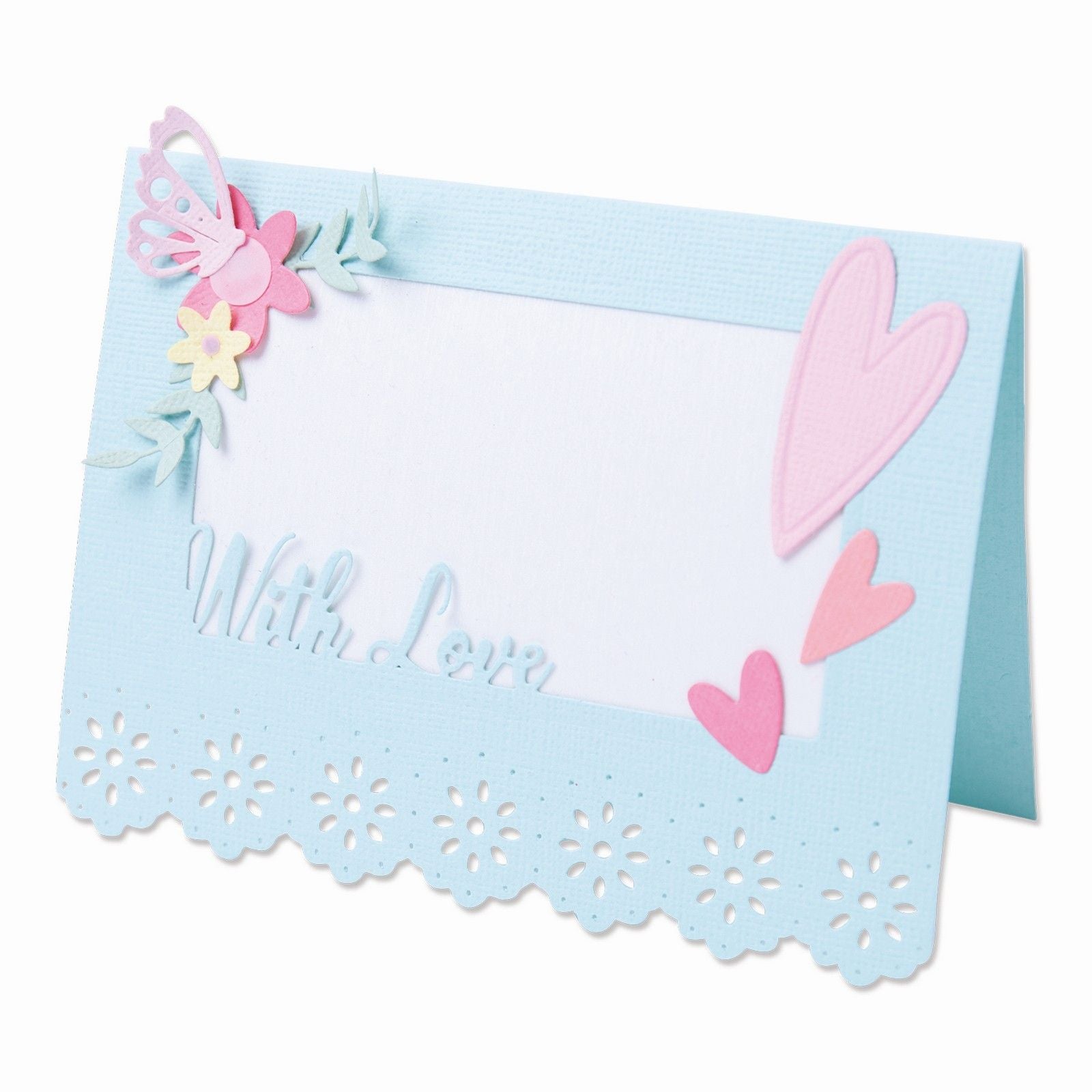 Sizzix • thinlits snijmal lace card base