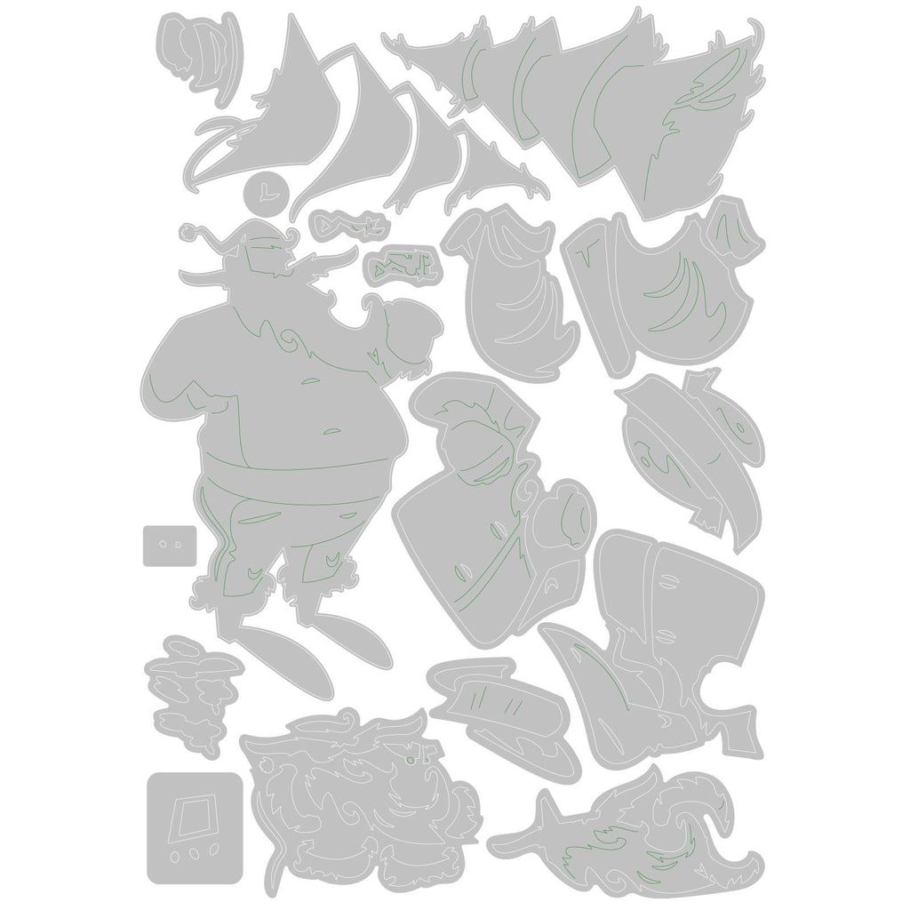 Sizzix • tim holtz thinlits die set woodland santa colorize 18pcs