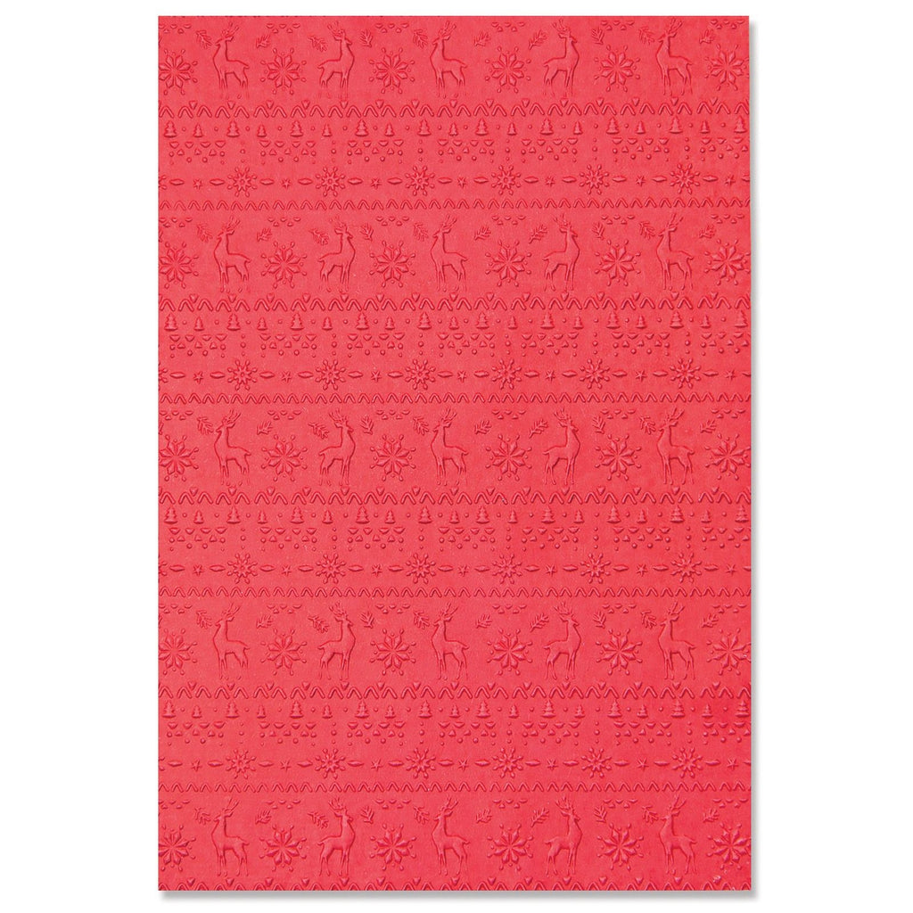Sizzix • 3d textured impressions embossing folder winter sweater