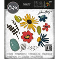 Sizzix • tim holtz thinlits die set modern floristry 11pcs