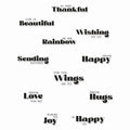Sizzix • clear stamps set good vibes nr4 12pieces
