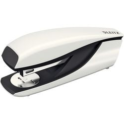 Leitz wow bureau nietmachine - nietapaciteit van 30 vel - inclusief nietjes - wit