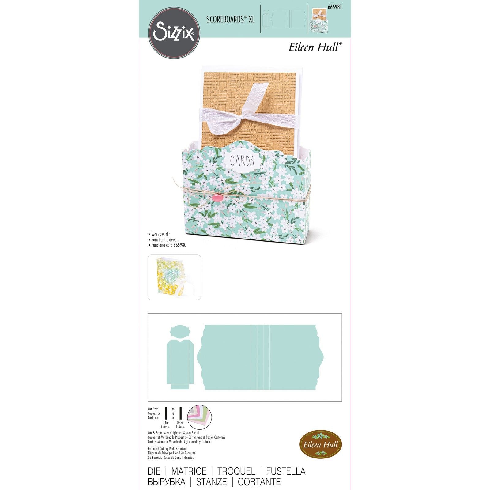 Sizzix • scoreboards xl die card caddy