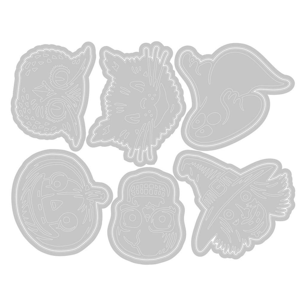 Sizzix • tim holtz thinlits die set retro halloween