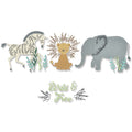 Sizzix • framelits die set with stamps floral safari
