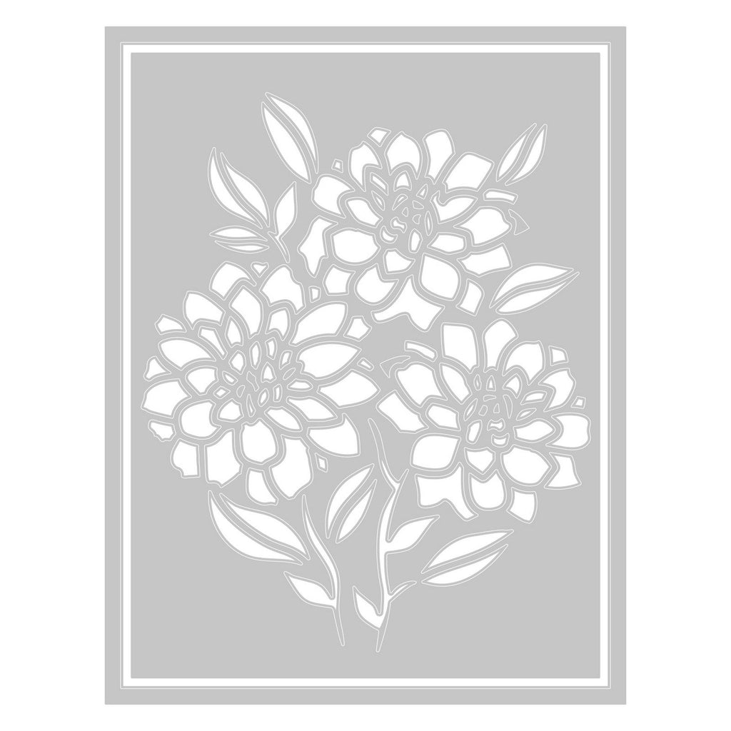 Sizzix • thinlits die set negative florals