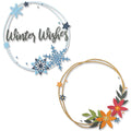Sizzix • thinlits die set winter wreath