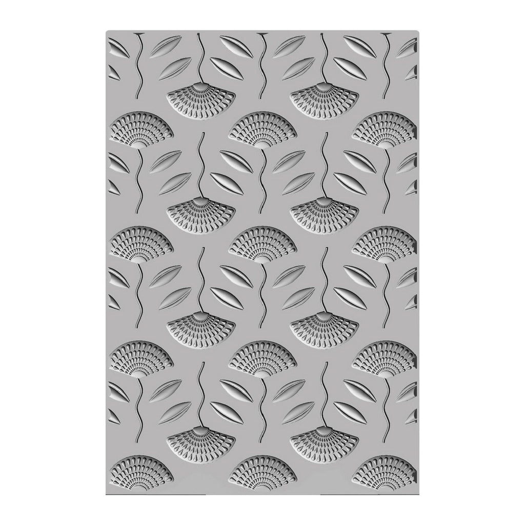 Sizzix • 3-d textured impressions embossing folder quirky florals
