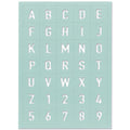 Sizzix • thinlits die tile alphanumeric