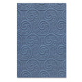Sizzix • 3-d textured impressions embossing folder ornamental spiral