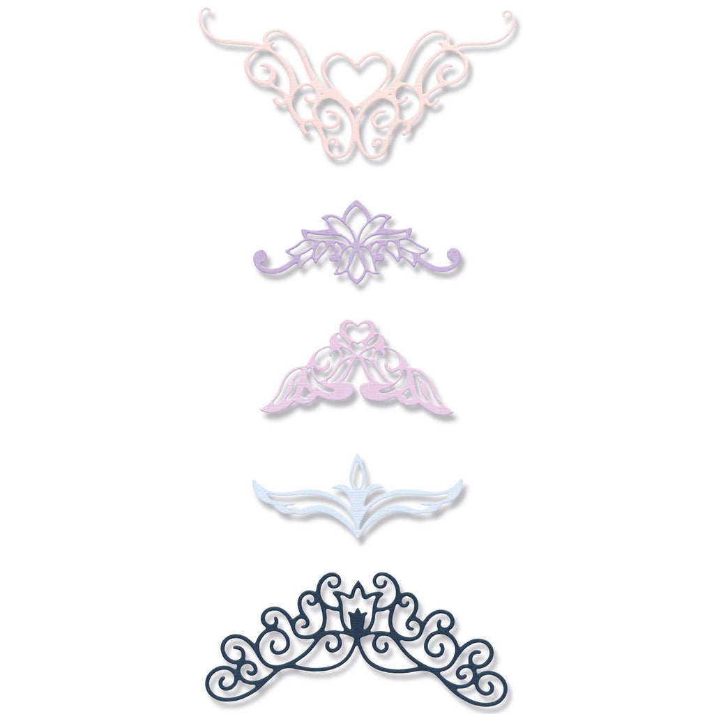 Sizzix • thinlits die set fanciful corners 5stuks