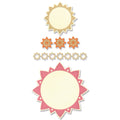 Sizzix • thinlits die set geo frames borders 10stuks