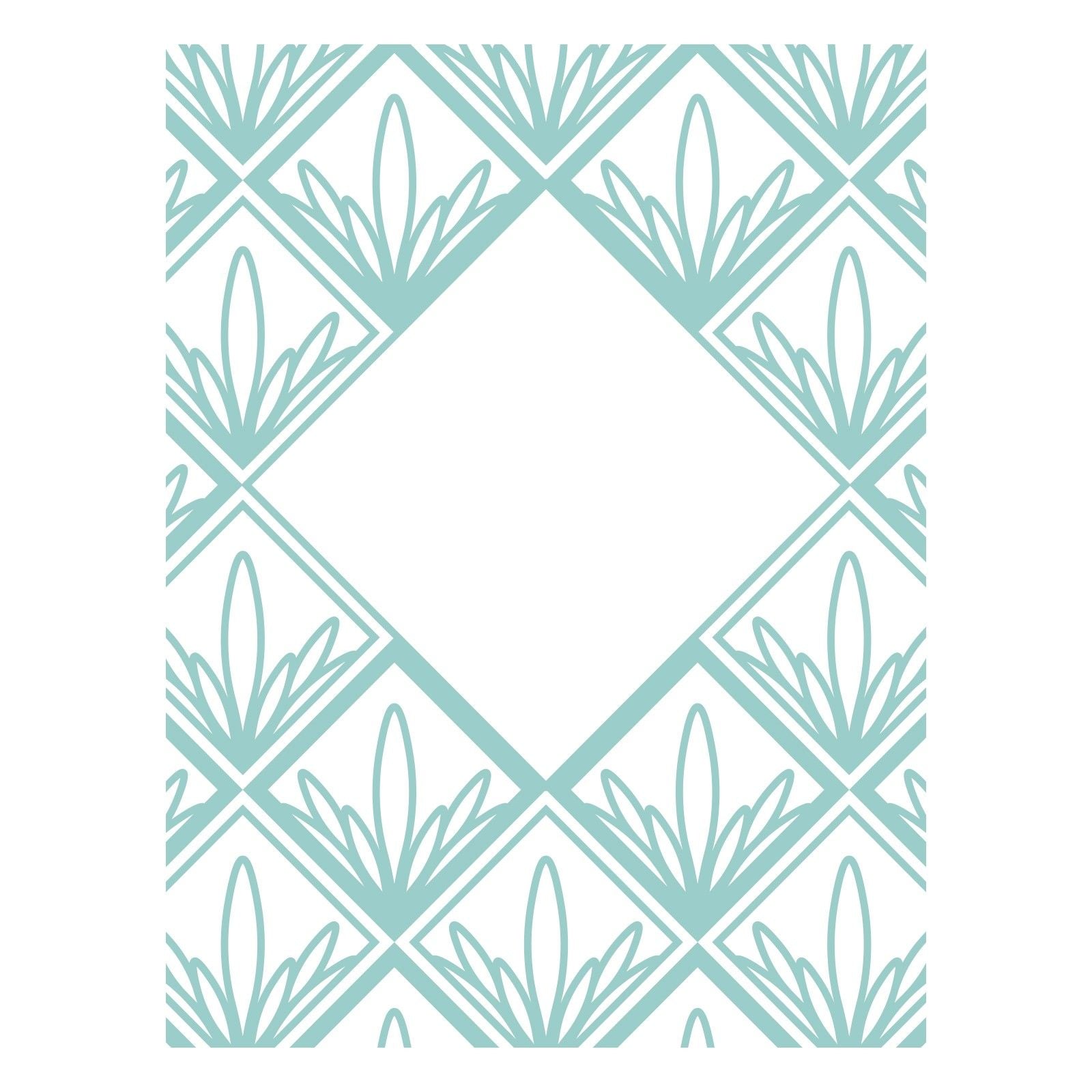 Sizzix • 3-d impresslits embossing folder ornate frame