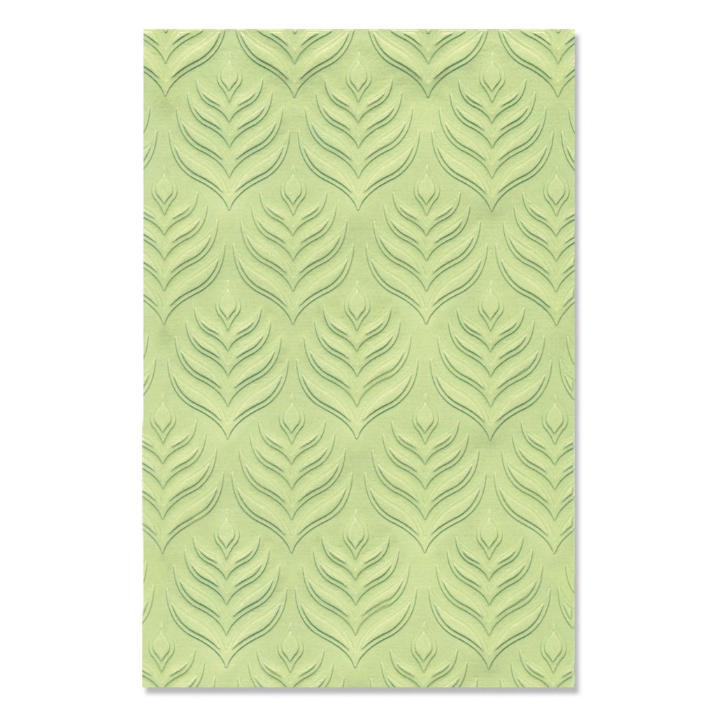 Sizzix • multi-level textured impressions embossing folder palm repeat