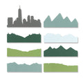 Sizzix • thinlits die set skyline silhouettes by josh griffiths