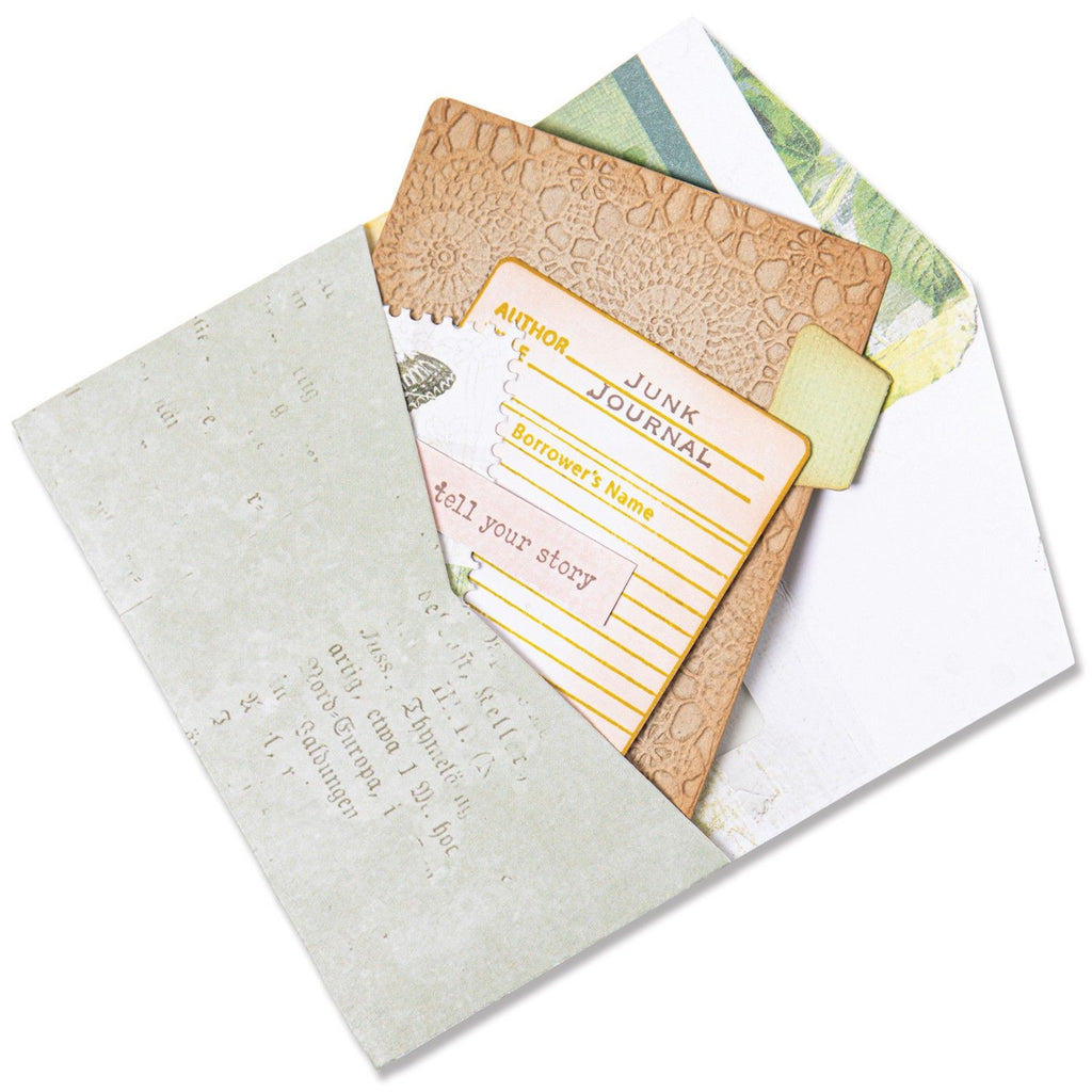 Sizzix • thinlits die set journaling card windows by eileen hull