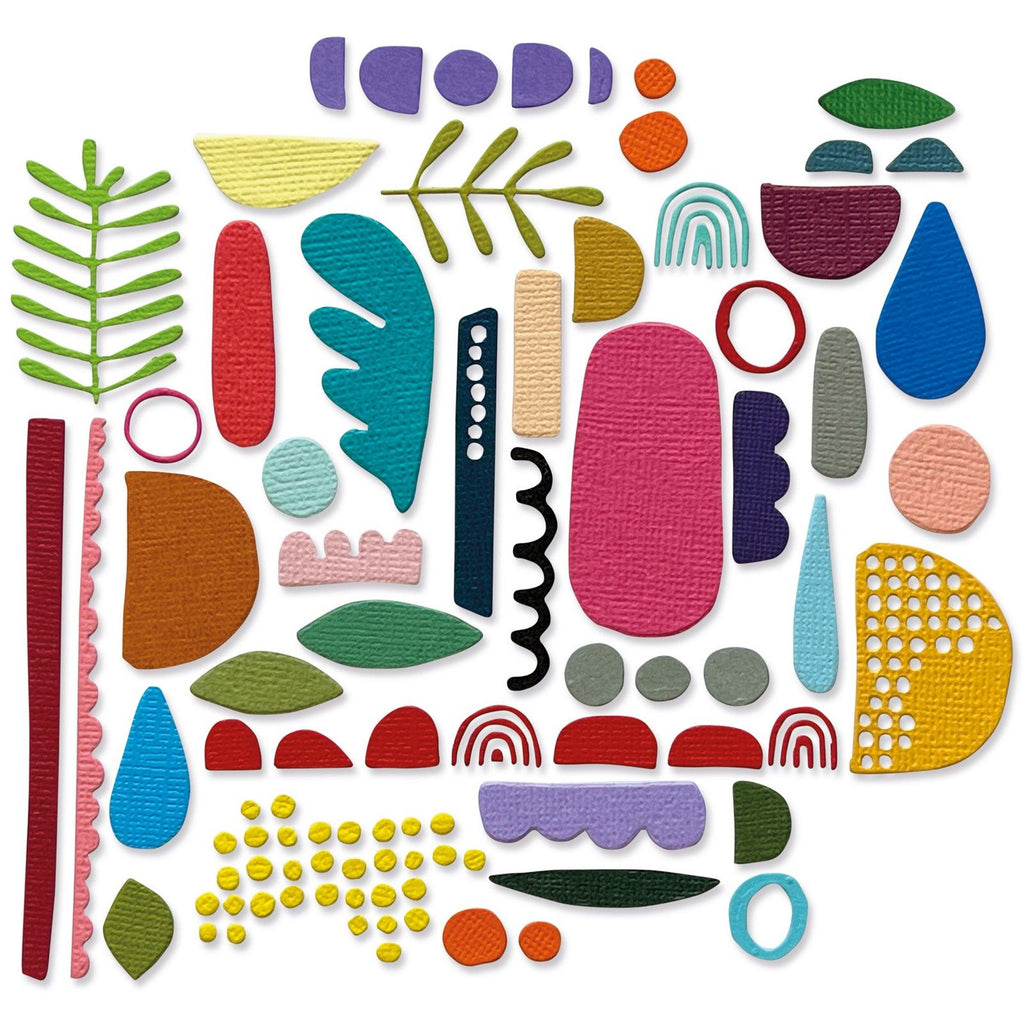 Sizzix • tim holtz thinlits die set abstract elements 43pcs