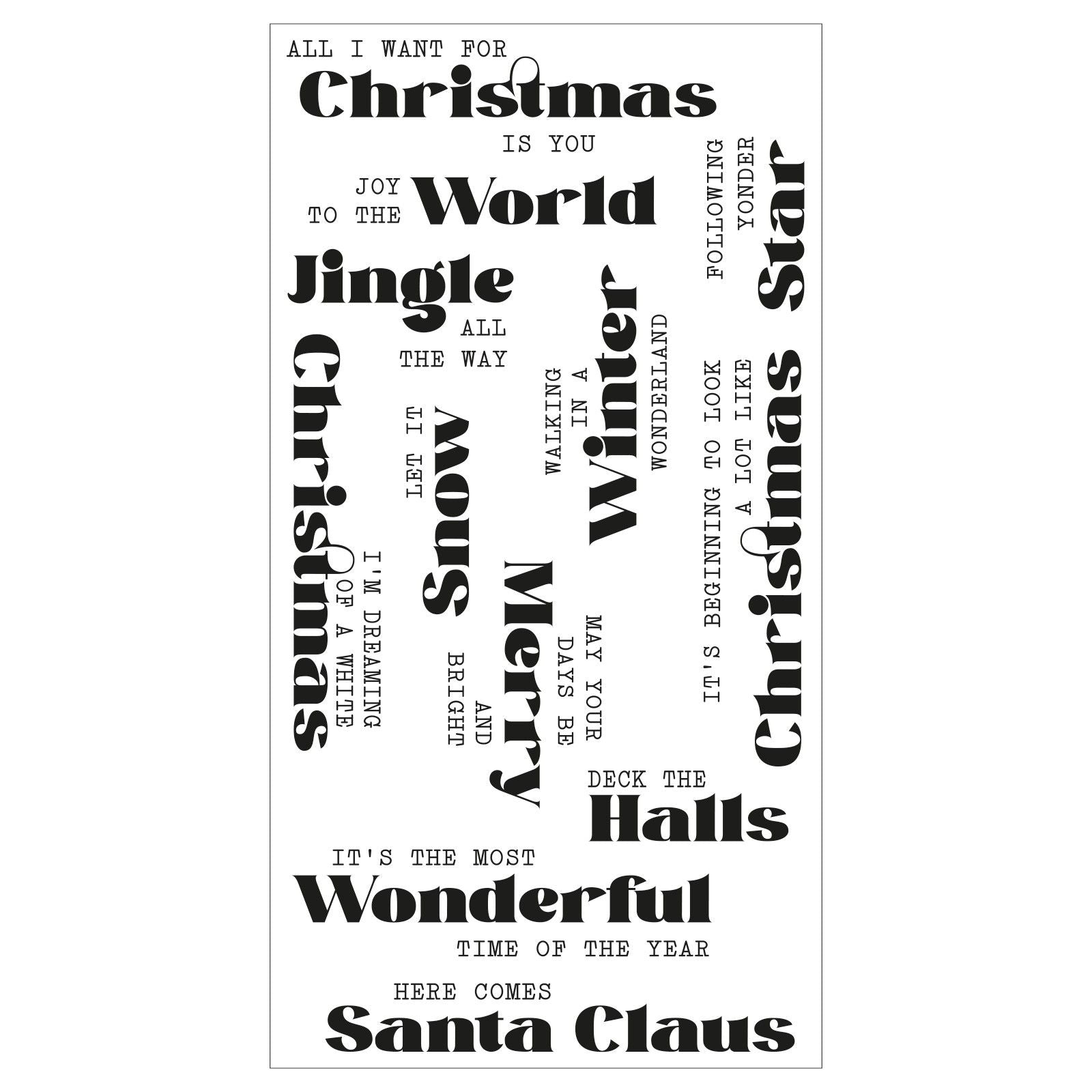 Sizzix • clear stamps seasonal vibes #2