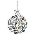 Sizzix • layered clear stamps leafy ornament